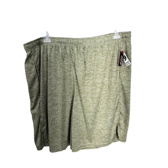 Zone Pro Heather Green Elastic Waist‎ Men's Size XL Basketball Shorts - Picture 1 of 8